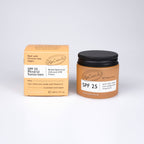 UpCircle Mineralische Sonnencreme SPF 25 im nachfüllbaren Glastiegel mit Non-Nano Zinkoxid.