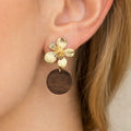 Ohrringe Bloom & Walnut Drop Studs