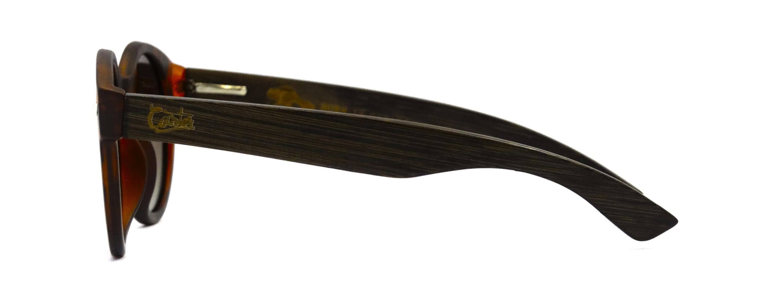 Runde Sonnenbrille braun