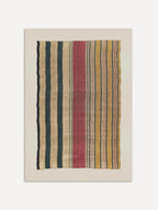 Vintage Textil Kunstdruck – Sanfte Streifen: 30x40