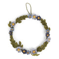 Filz Blumenkranz | Blau