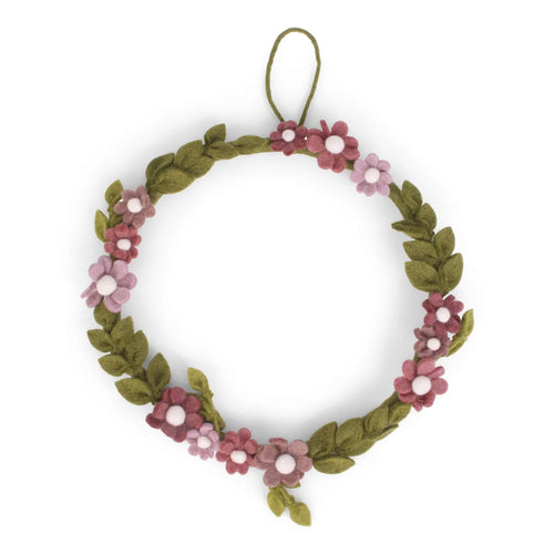 Filz Blumenkranz | Rosa