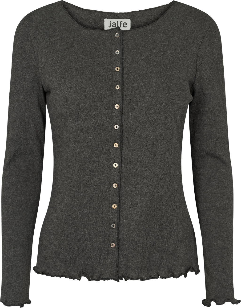 Strickjacke Jacquard aus 100% Bio Baumwolle