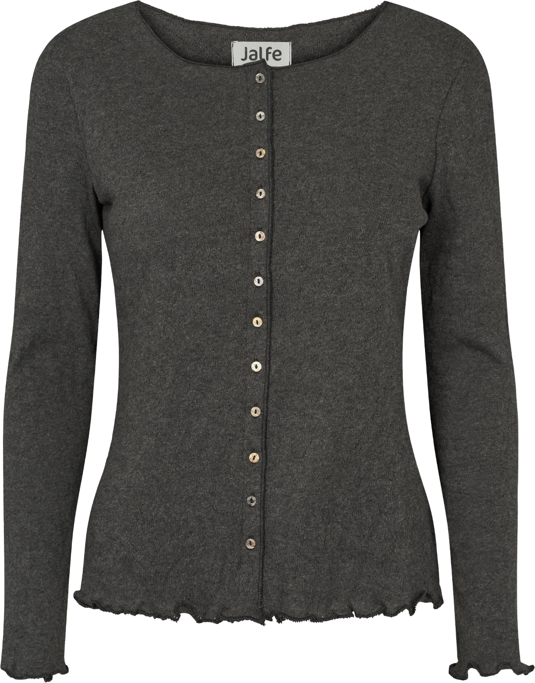 Strickjacke Jacquard aus 100% Bio Baumwolle