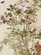 Blühender Garten – Floraler Chinoiserie Kunstdruck: 30x40