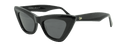 Cateye Sonnenbrille schwarz