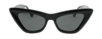 Cateye Sonnenbrille schwarz