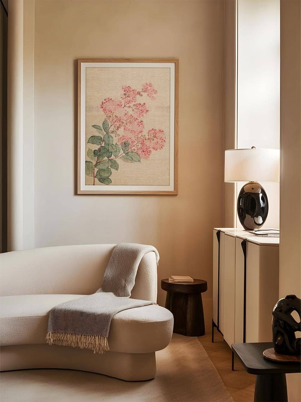 Hortensie – Botanischer Vintage Kunstdruck: 30x40
