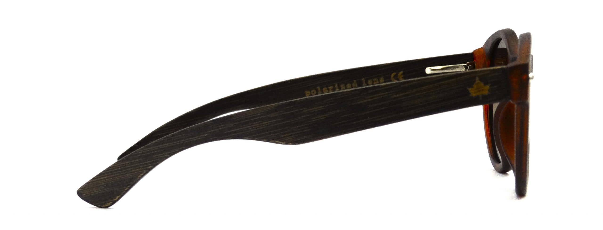 Runde Sonnenbrille braun