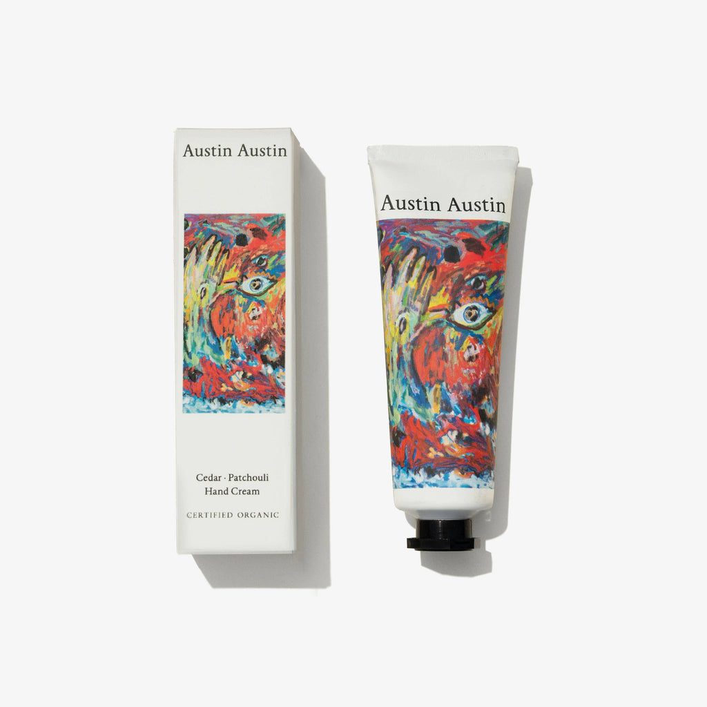 Handcreme mit Zeder und Patchouli