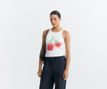 Top Harriet Blurry Cherry