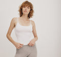 Spaghetti Top | White