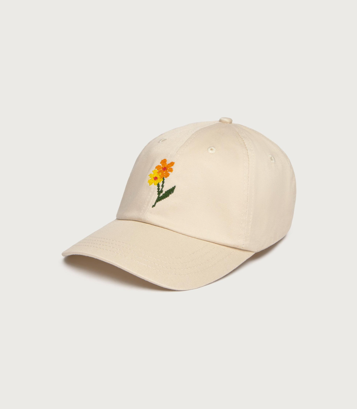 Nachhaltige Kappe rot, Mohnblumen Cap, Gorra Poppy Chris, Bio-Baumwolle Kappe Damen, SKFK Cap Barcelona.