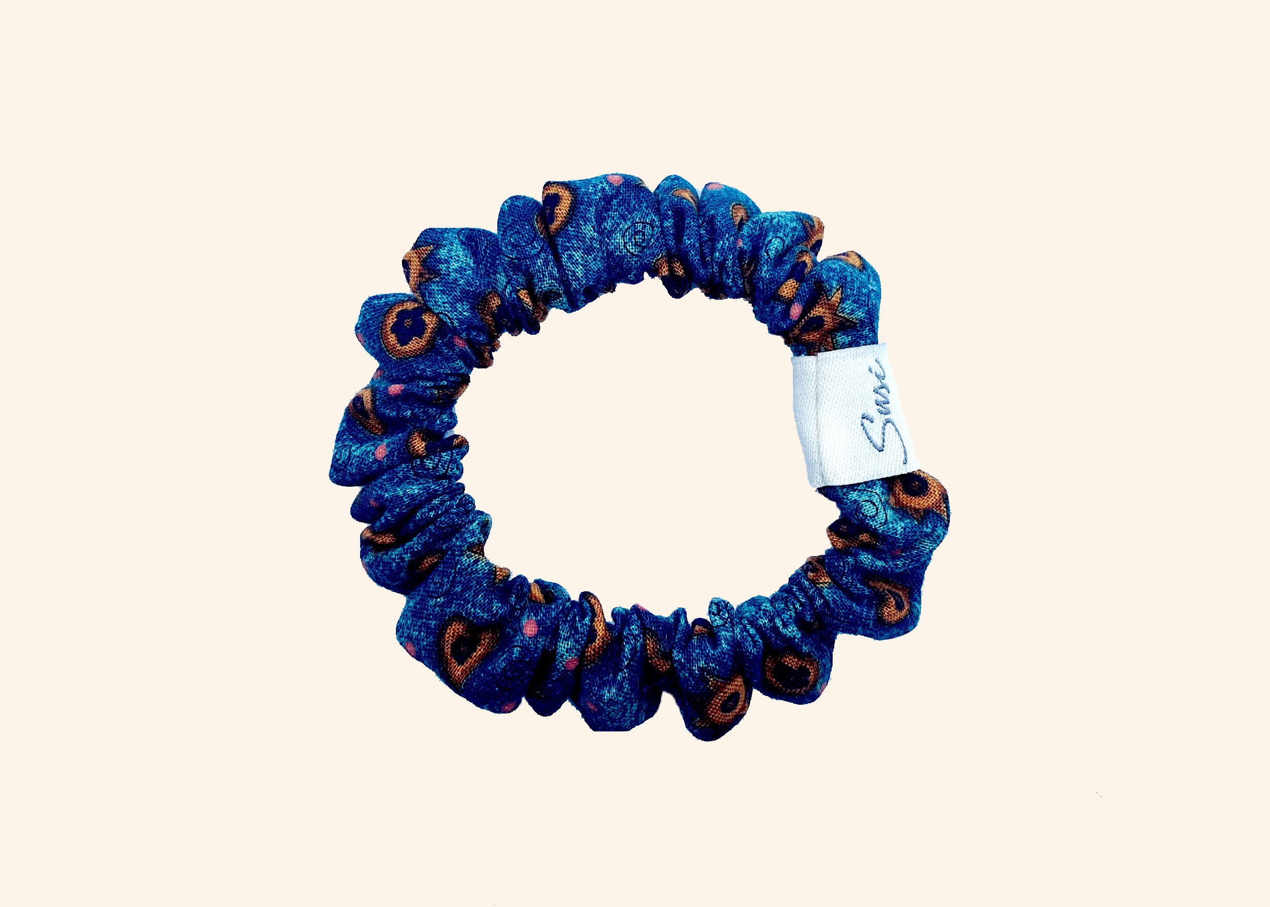 Rebirth Hair Tie - Stars & Hearts | Upcycled, Organic & Biodegradable