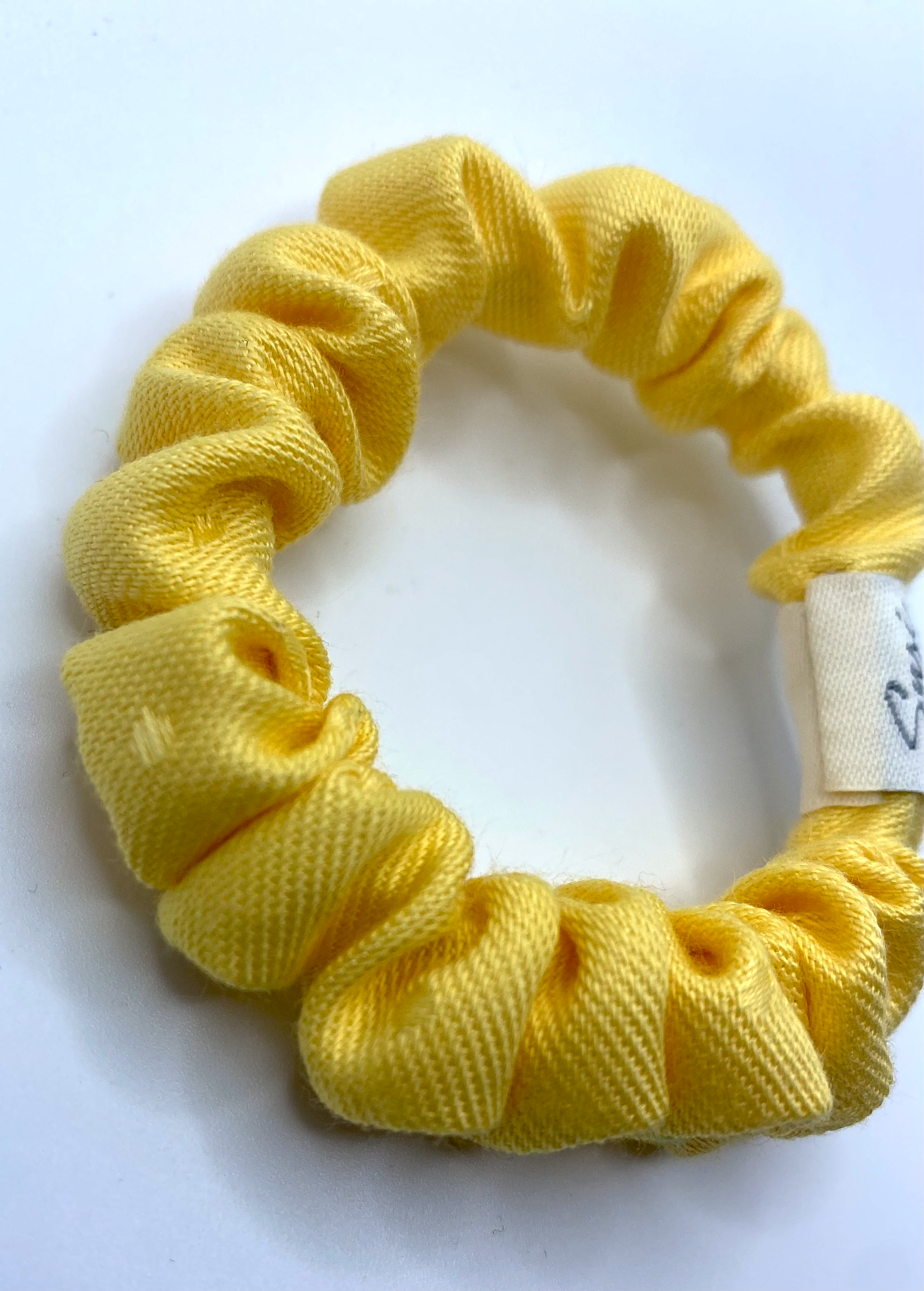 Hair Tie Rebirth Pastel Dots Buttercups Yellow Scrunchie Premium Hair Accessories | Sustainable Susi haargummi bio butterblume  gelb