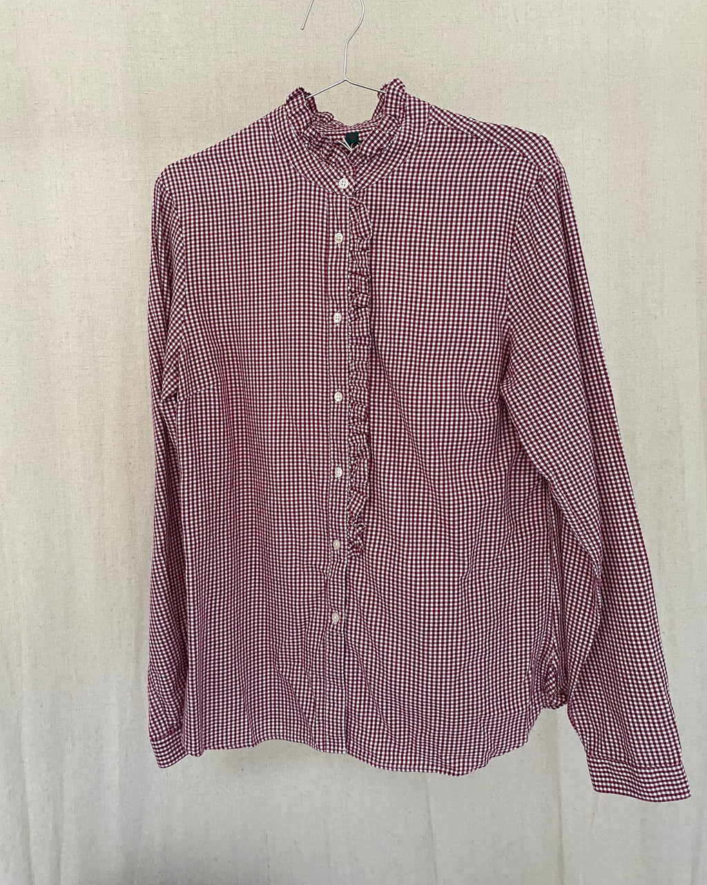 Second Hand | Bluse Rot kariert