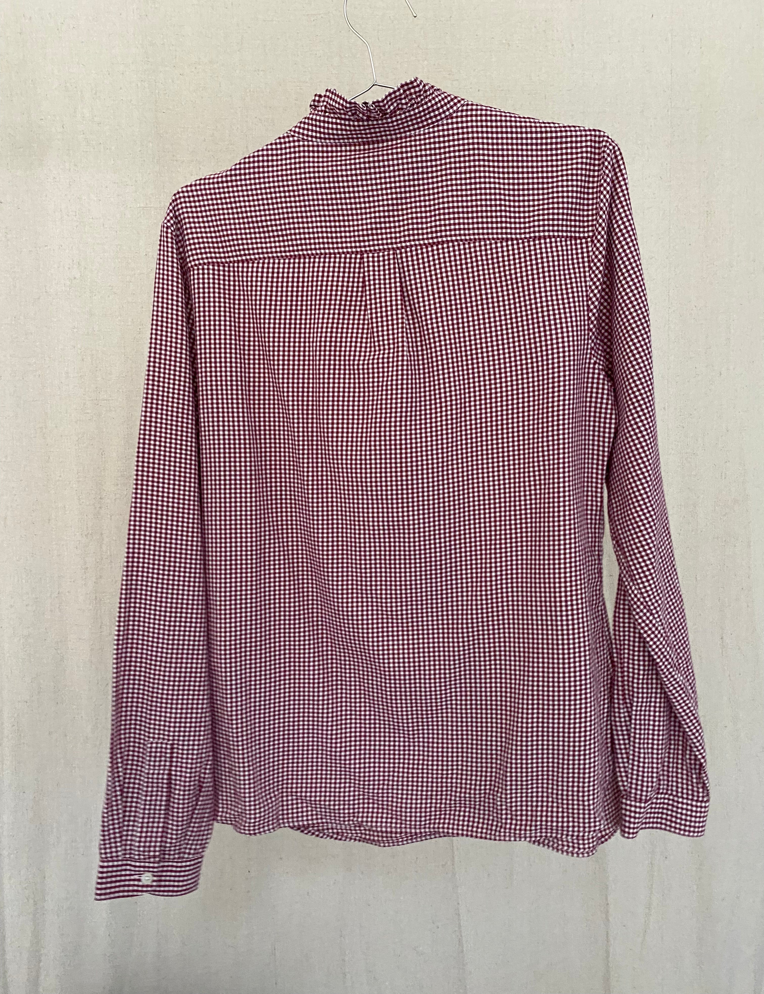 Second Hand | Bluse Rot kariert
