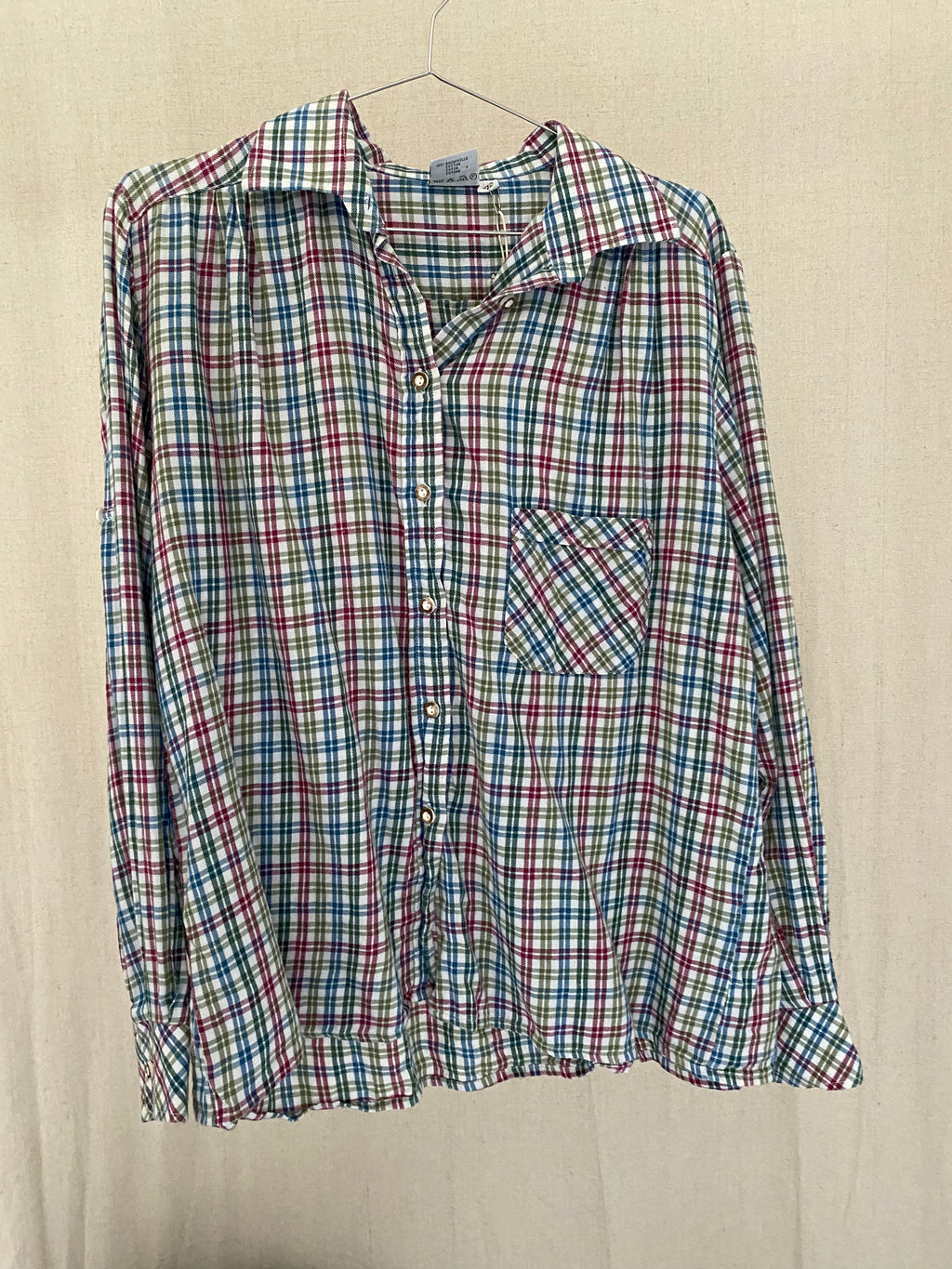 Second Hand | Bluse Bunt kariert