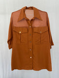 Second Hand | Bluse Leinen/Viskose