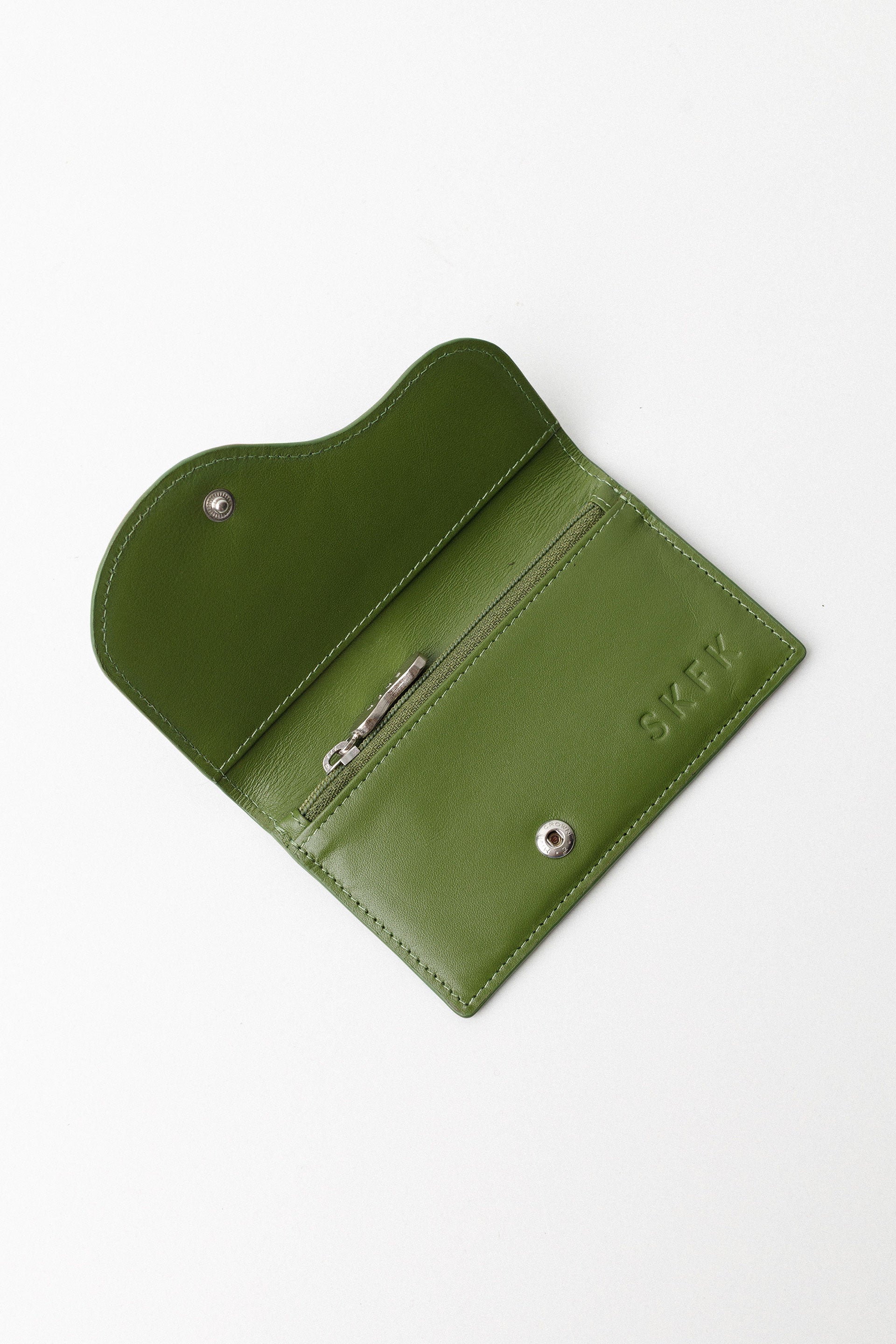 Kleines Lederportemonnaie, RUPIT Wallet, Slim Wallet Leder, Geldbörse mit Kartenfach außen, schmales Portemonnaie Rindsleder.