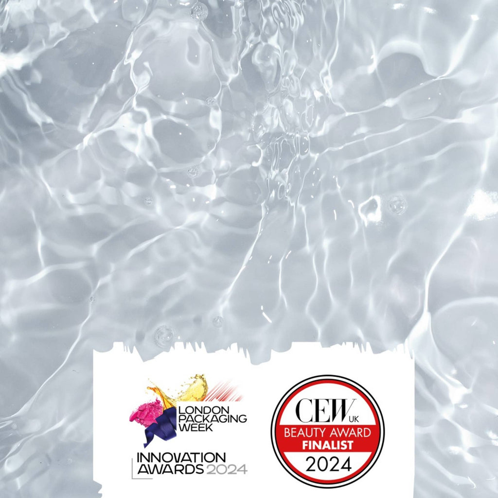 Logos der CEW UK Beauty Awards 2024 und Innovation Awards 2024.