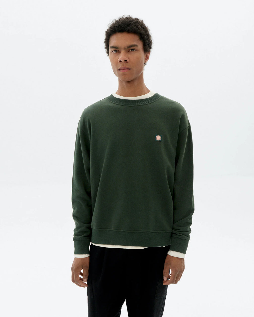 Pullover Leon Sol Bottle Green