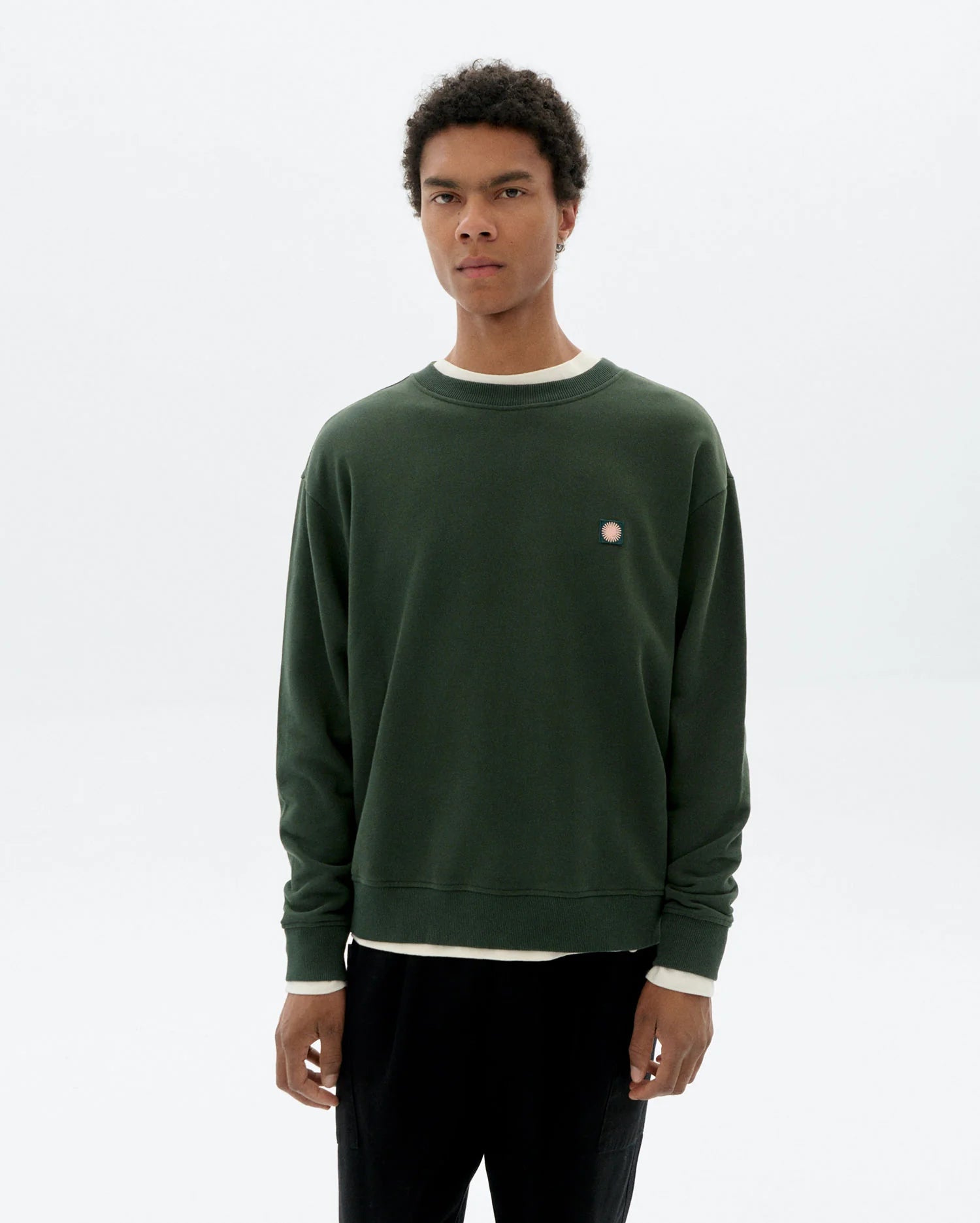 Pullover Leon Sol Bottle Green