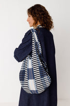 Plissierte Tasche, Tote Bag, recyceltes Polyester.