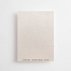 Postkarte "Love your Local Planet" im DIN-A6-Format von Anna Cosma aus strukturiertem Graspapier mit einer braunen Illustration der Erde und kleinen Sternen.