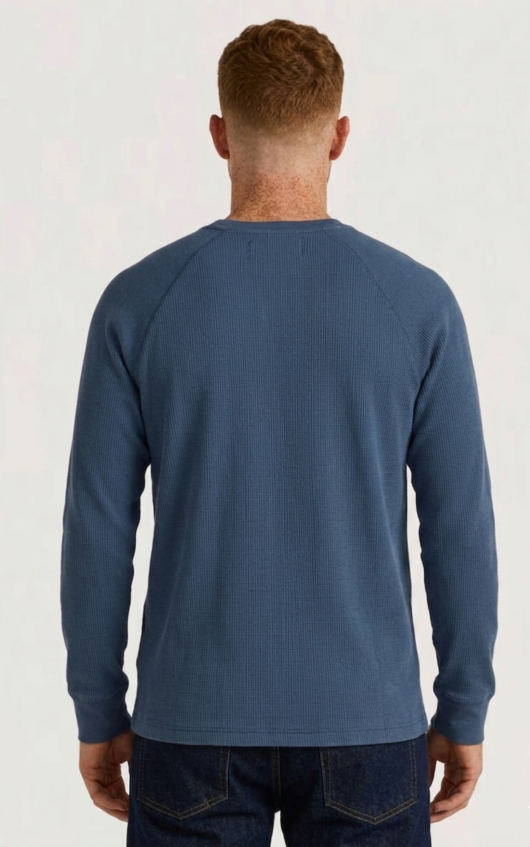 Waffle Raglan Langarmshirt