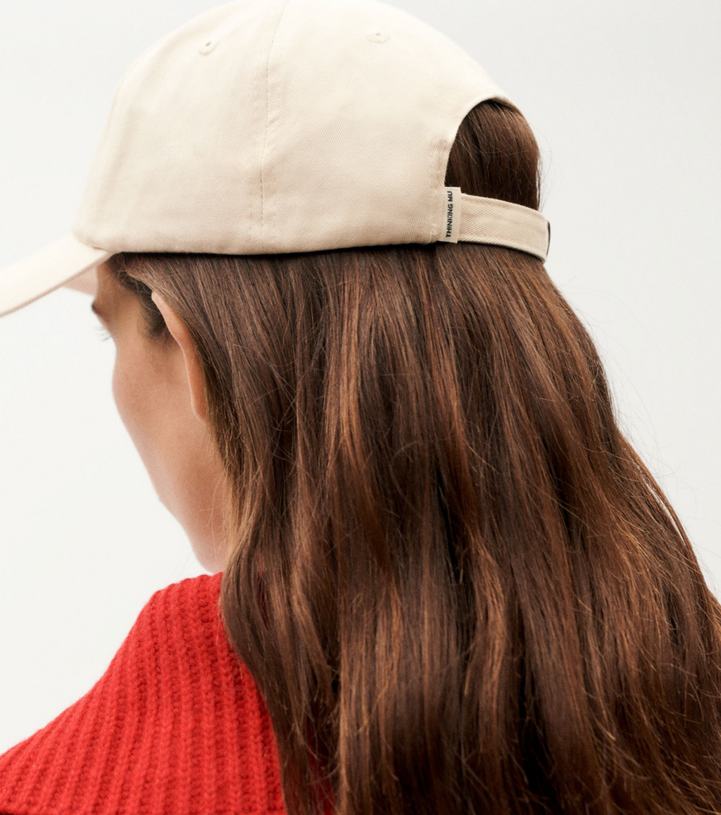Nachhaltige Cap Bio-Baumwolle, Thinking Kappe, GORRA CRUDA, umweltfreundliche Baseballkappe, fair produzierte Cap.