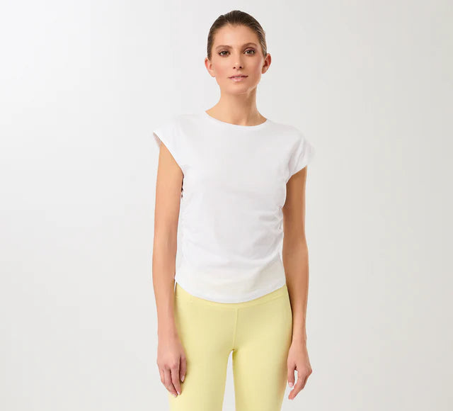 Shirt Side Ruffled | White