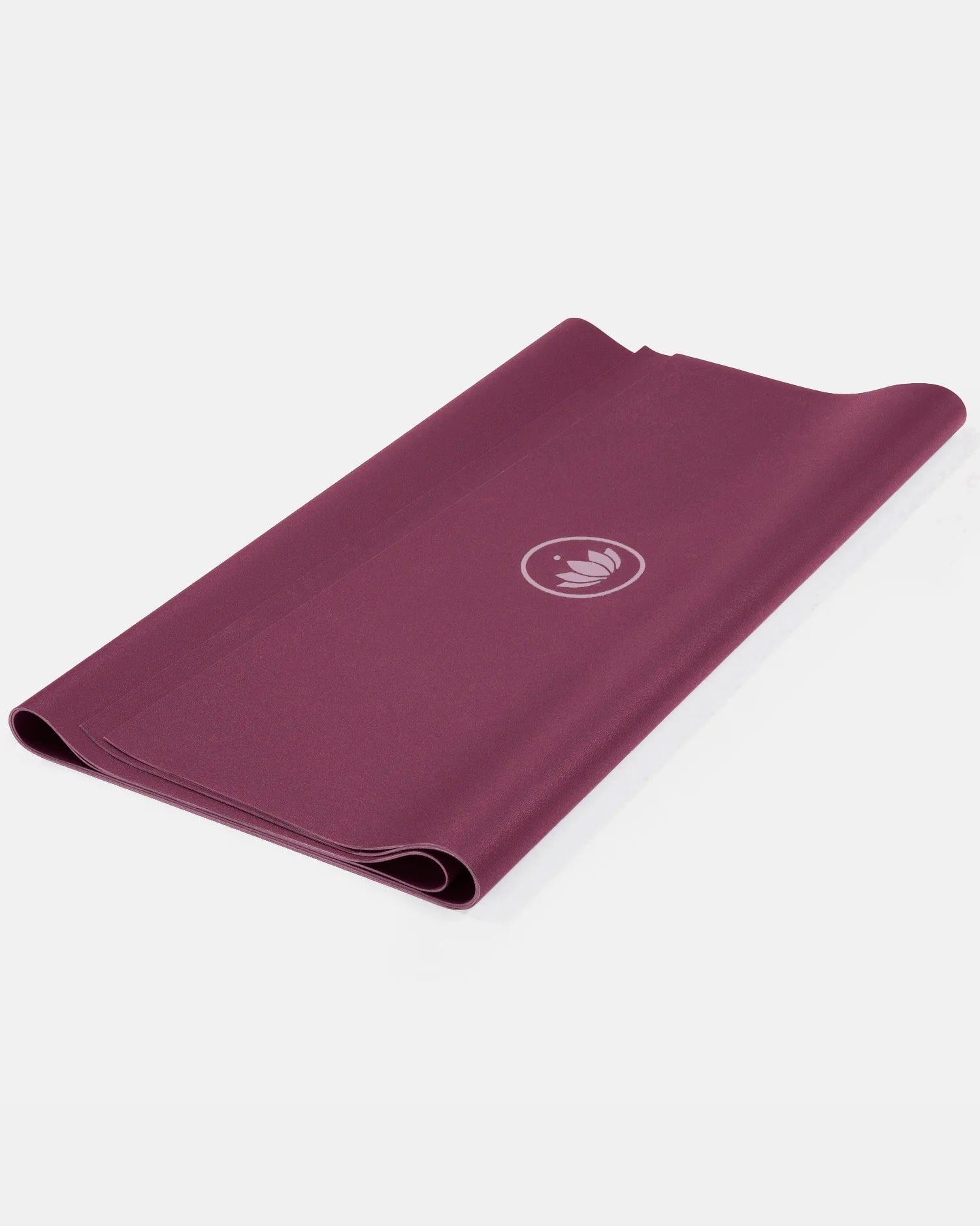 Yogamatte Arise Travel aus Naturkautschuk | Dark Cranberry