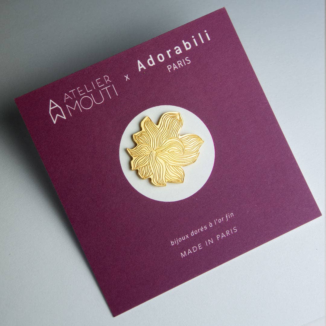 Brosche Blume