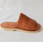 Handgefertigte Sandale Laura von CANO in Braun, mexikanische Huaraches aus vegetabil gegerbtem Leder, nachhaltiges Fair-Trade-Design. in koblenz kaufen