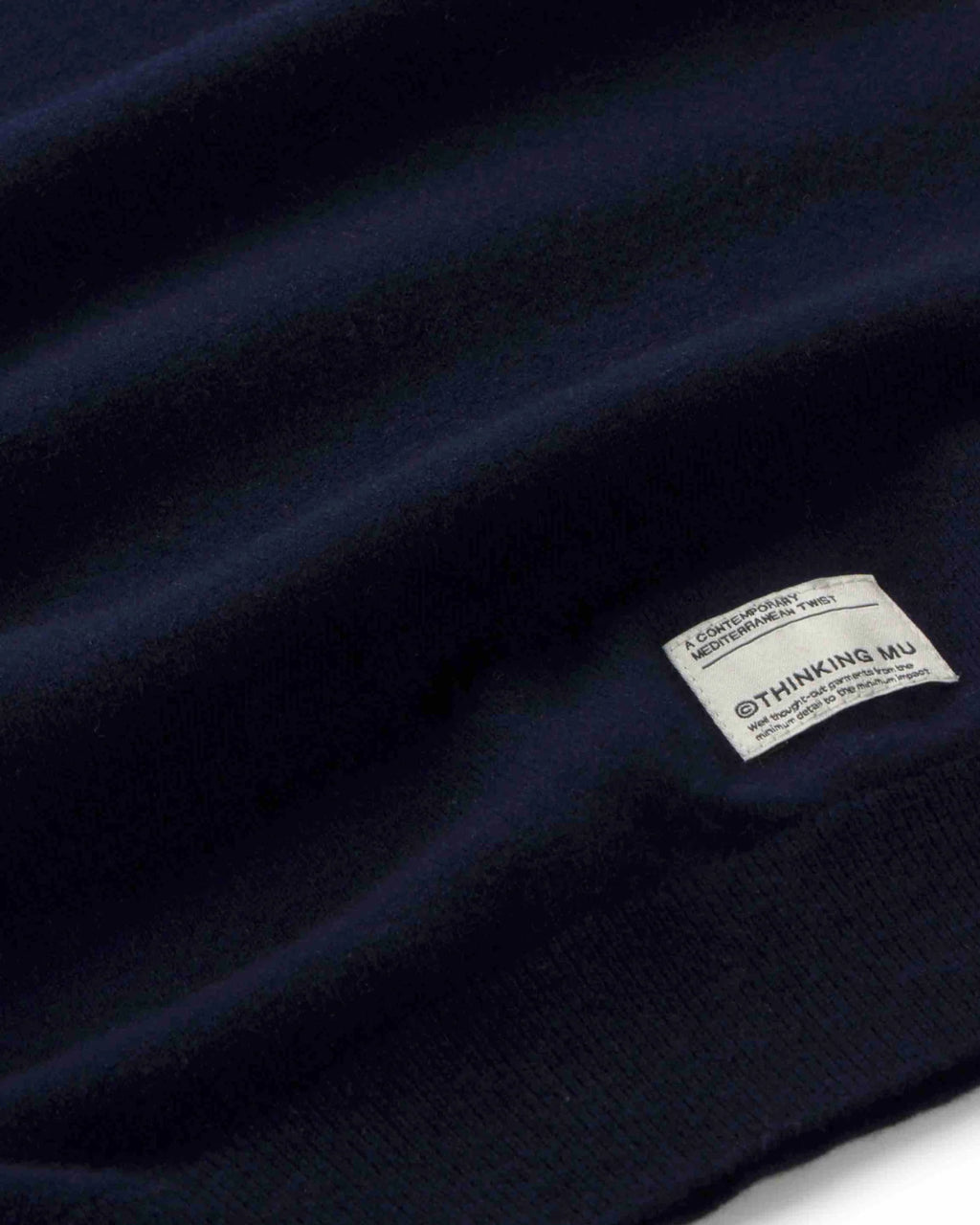 dunkelblauer strickpullover wolle thinking mu koblenz