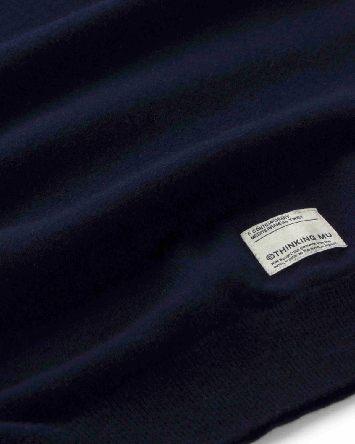 dunkelblauer strickpullover wolle thinking mu koblenz