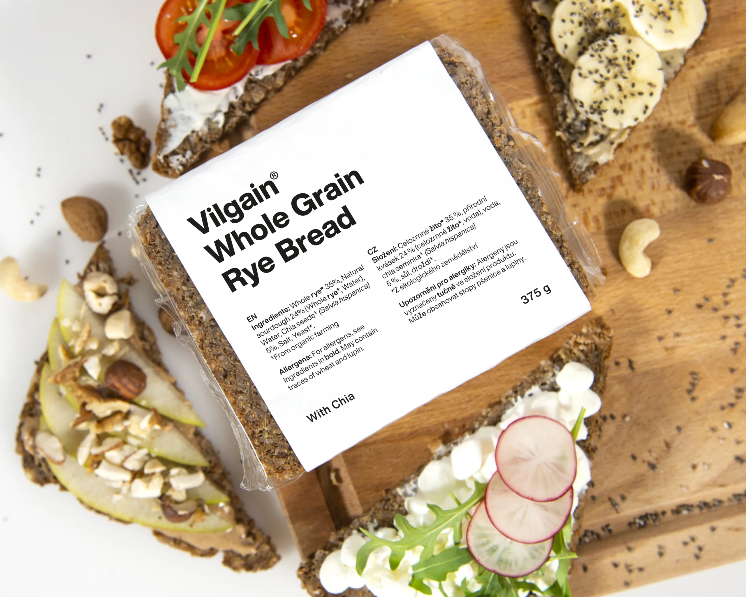 Bio Roggenvollkornbrot mit Chia Samen