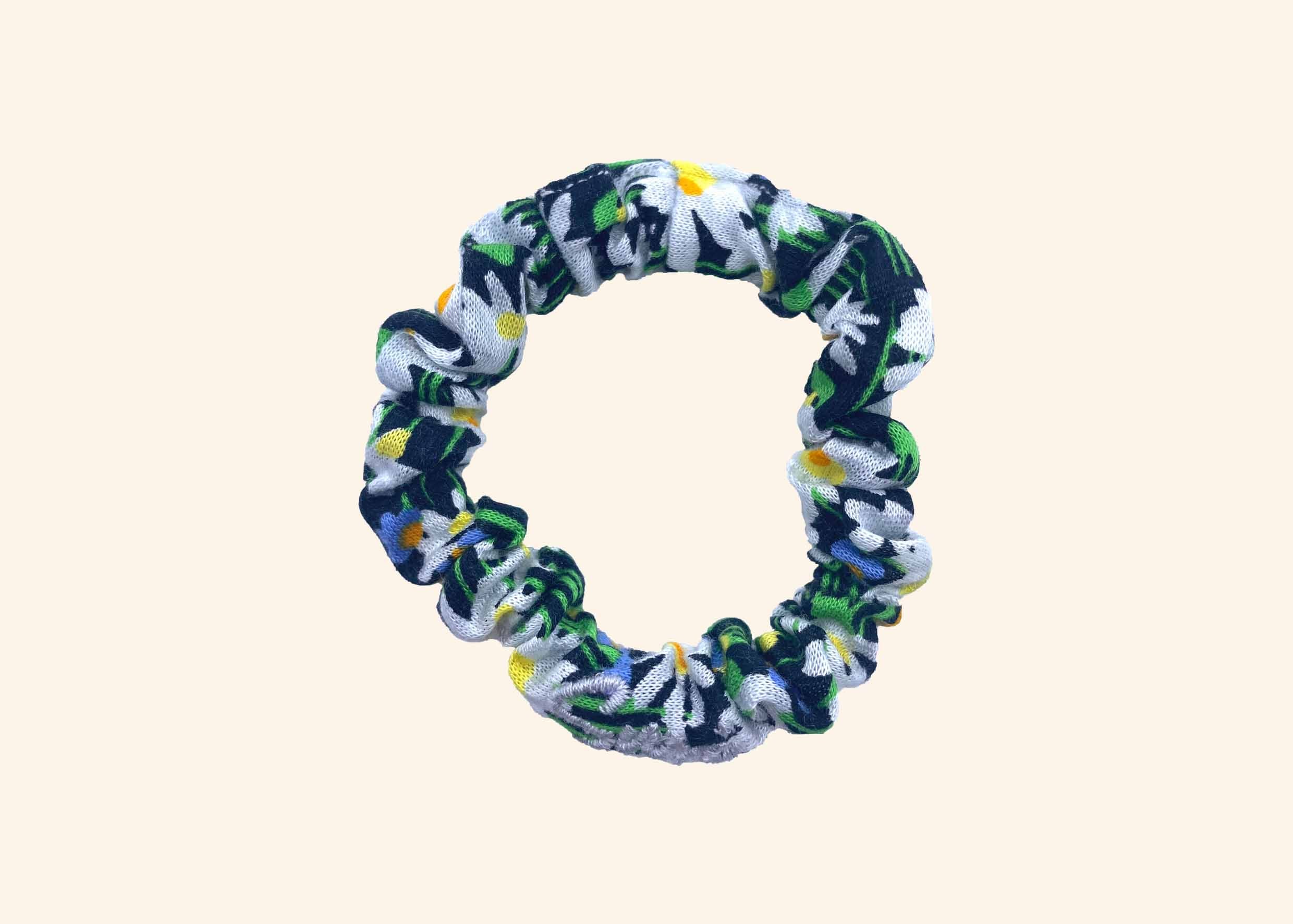 Hair Tie Rebirth Daisy Flower Scrunchie Premium Hair Accessories | Made in Germany | Sustainable Susi