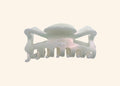 Butterfly Hair Clip Mother of Pearl Cream | eco friendly hair accessories | Sustainable Susi perlmutt eco bio plastikfrei