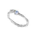 ilver Twig Moonstone Ring | The Gorse Bush, handgefertigter Ring aus Sterlingsilber mit Mondstein in organischer Zweig Optik