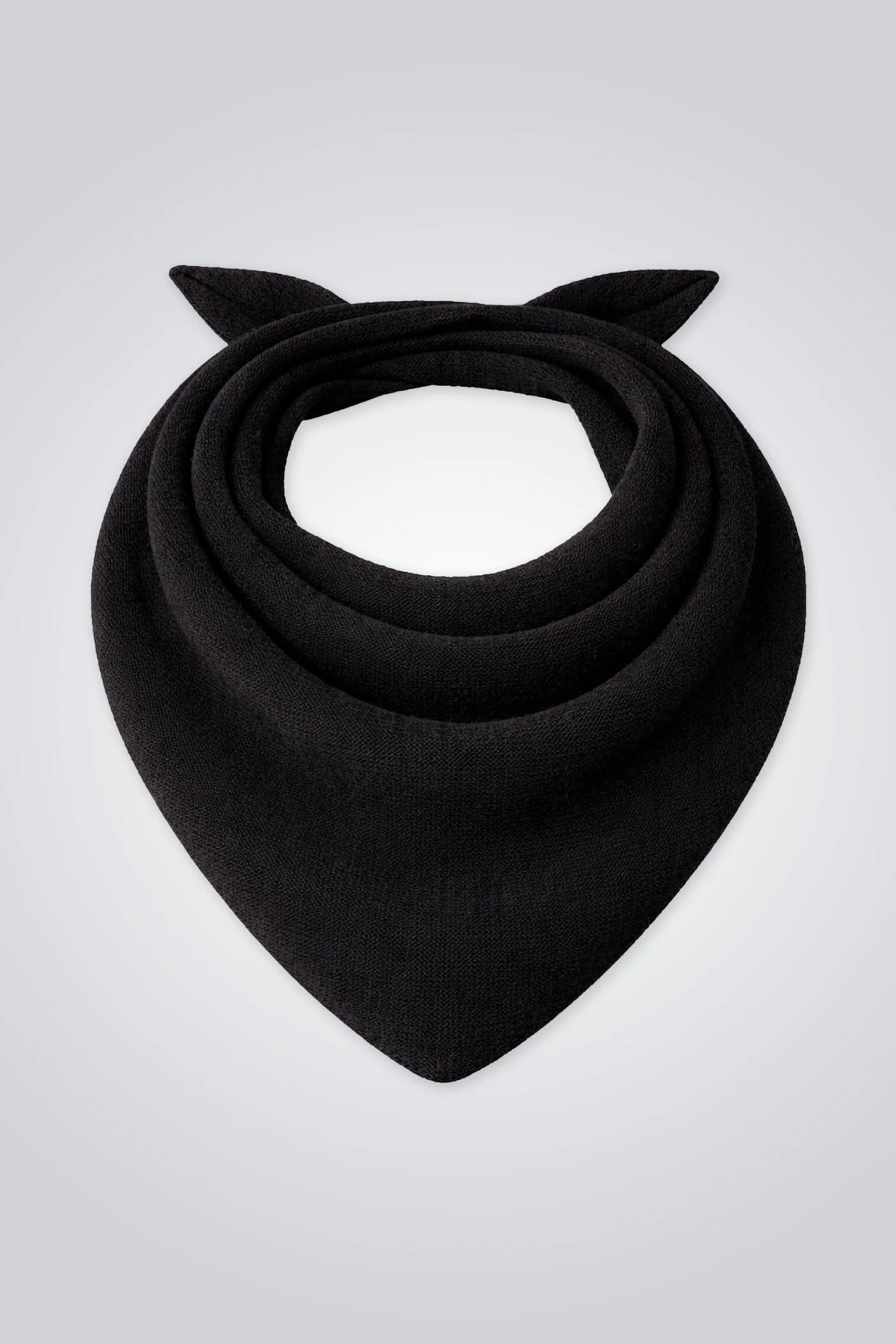 mini schal schwarz koblenz merino cashmere
