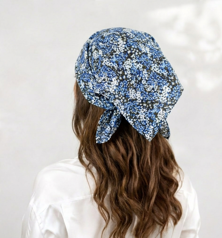 Headscarf Petite Blue