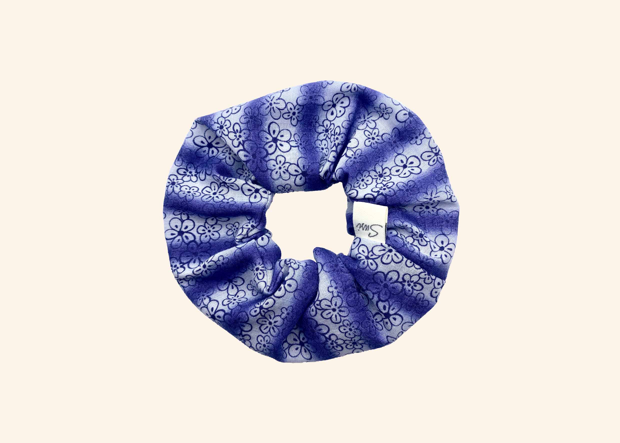 Scrunchie 70s Blues