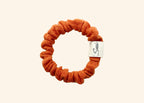 Hair Tie Ease 70s Orange Scrunchie Premium Hair Accessories | Sustainable Susi Baumwolle gots Musselin haargummi plastikfrei bio kautschuk