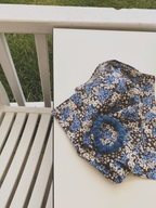 Hair Tie Ease Water Blue Scrunchie Premium Hair Accessories GOTS Cotton Muslin | Sustainable Susi