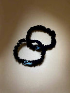 Hair Tie Rebirth Nightfall Black Scrunchie Premium Hair Accessories | Sustainable Susi schwarz haargummi chiffon bio plastikfrei