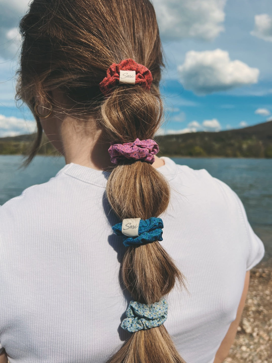 Hair Tie Rebirth Petite Fleur Orange