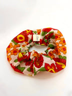 Scrunchie Flowerpower | retro vintage hairtie | eco-friendly made in Germany | Sustainable Susi Premium Hair accessories haargummi bio blumen 70s hippie
