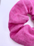 Scrunchie Pink Linen